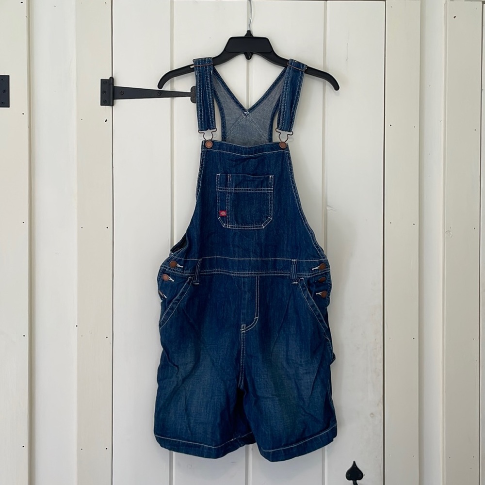 Dickies Denim Overall Shorts